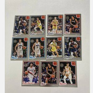 2025-26 Topps Basketball Silver Insert Lot Of 11 Wagner Ware Reaves Halliburton